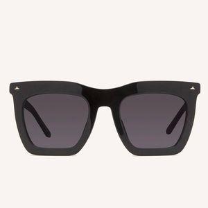 BRAND NEW! Dezi Fall Back Sunglasses in the color Black/Dark Smoke.